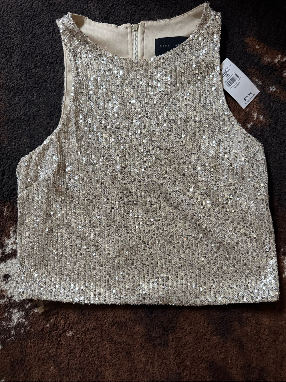 Know.One.Cares Sequin Tank from Buckle